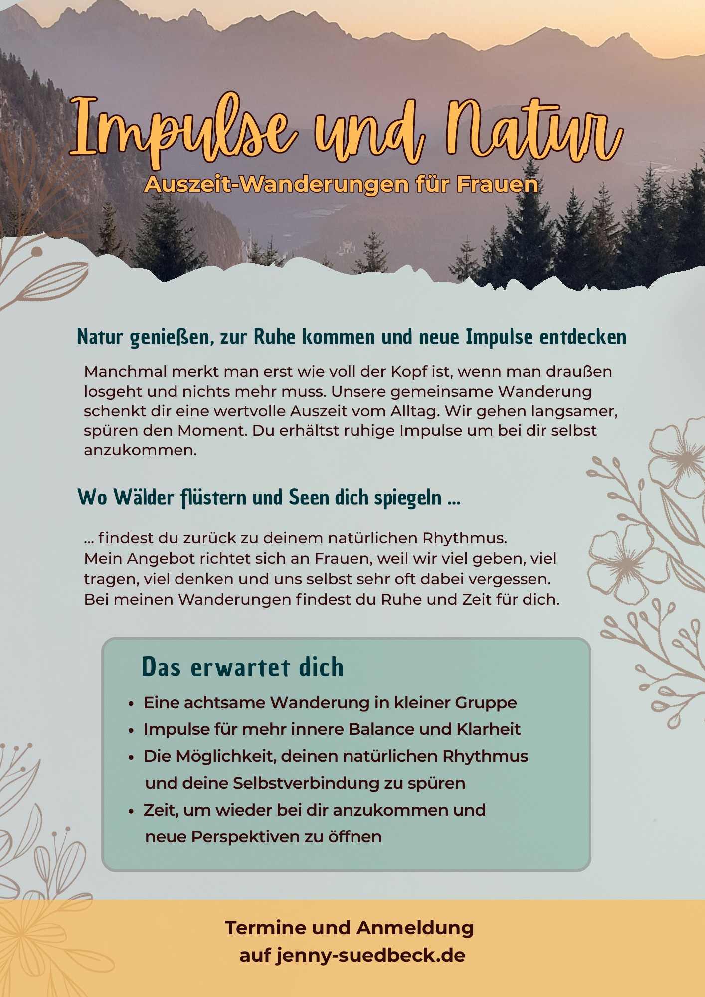 Impulse und Natur - Auszeit-Wanderungen für Frauen